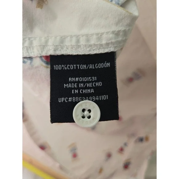 Miller Lite Beer Can Print Button Up Short Sleeve Shirt Men's Medium - Picture 5 of 8